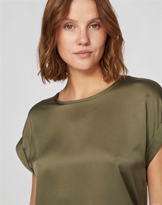 Ellette Satin Bluse